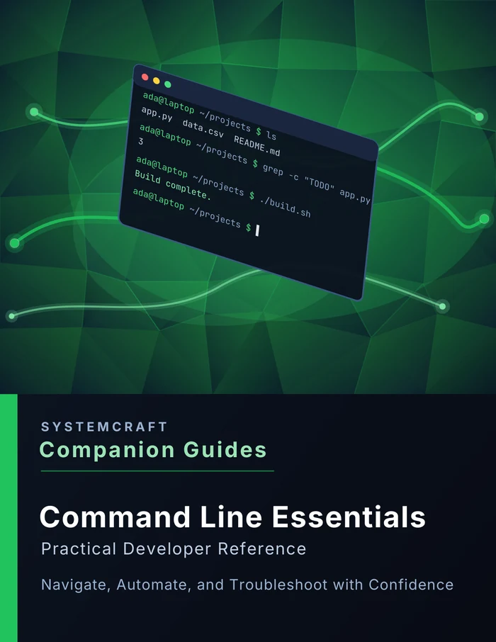 Command Line Essentials Companion Guide cover