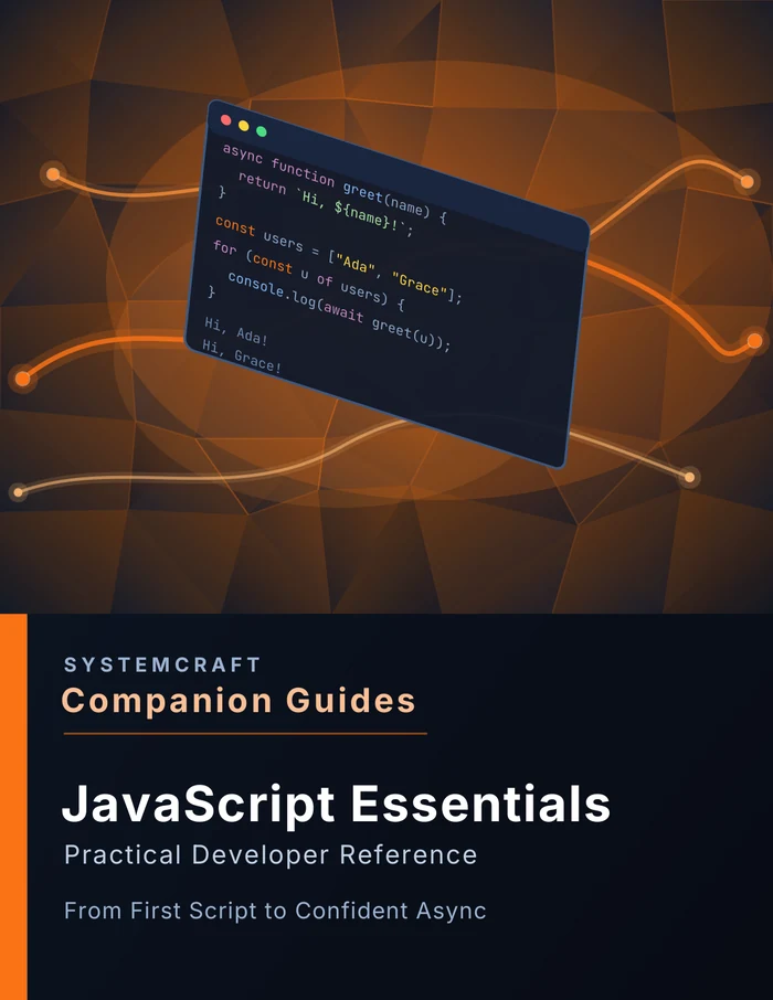 JavaScript Essentials Companion Guide cover