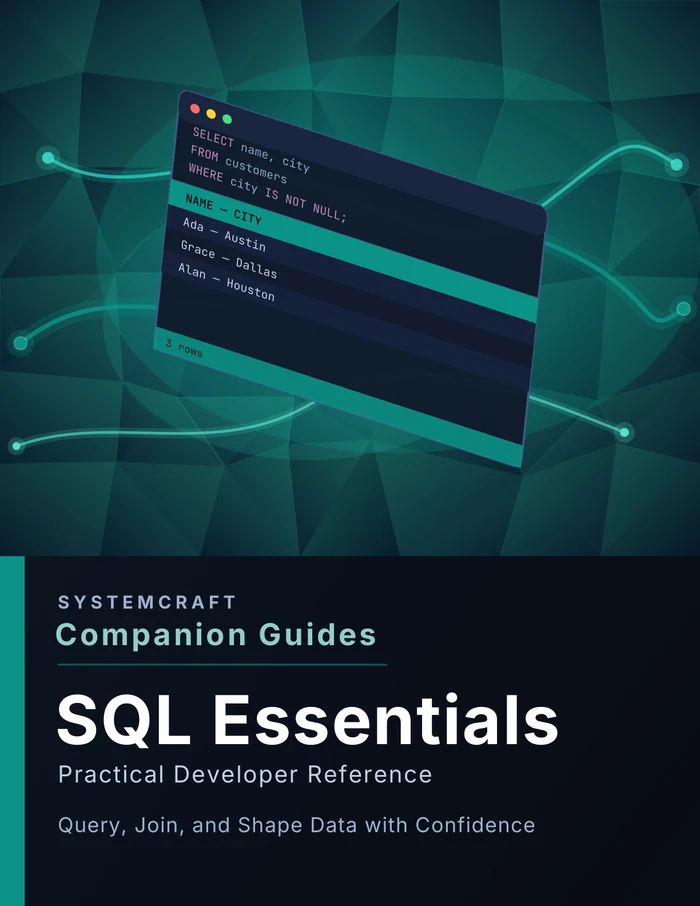 SQL Essentials Companion Guide cover
